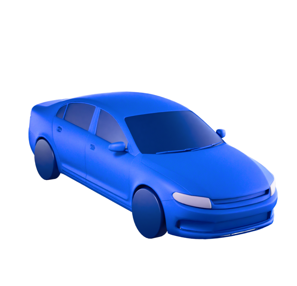 Coche decorativo izquierda